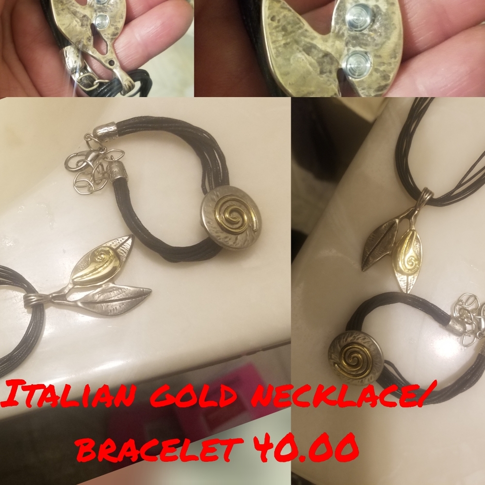 Italian bracelet/nnecklace